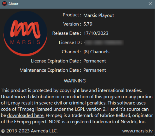 Avmeda Marsis Playout