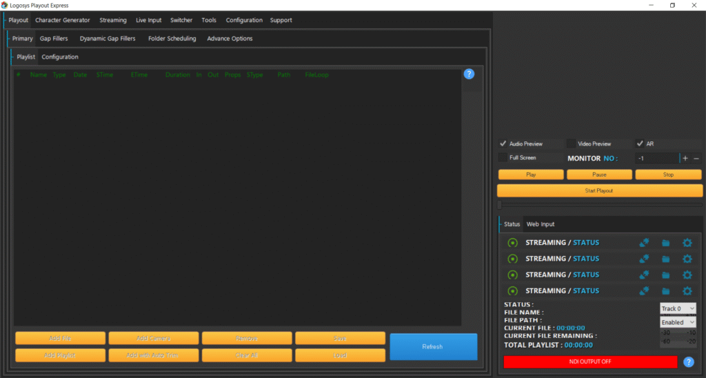 Logosys Playout Express