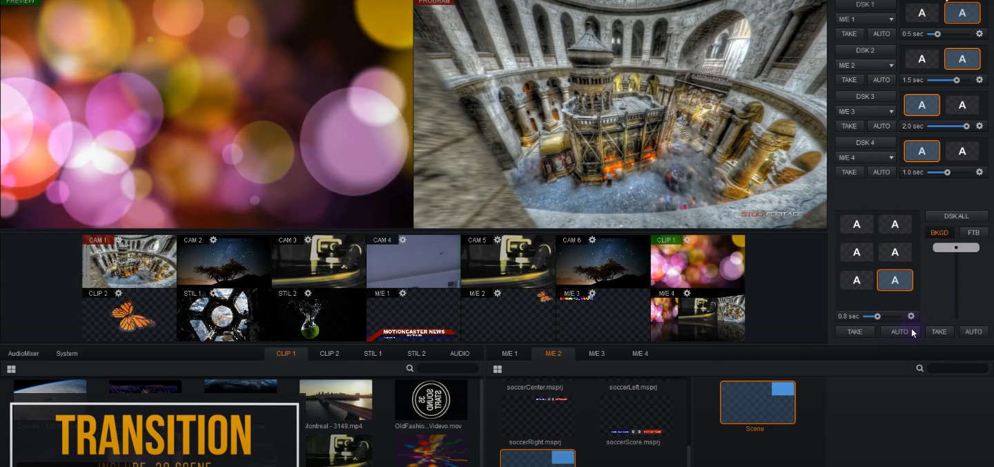Motion Caster Playout PRO Broadcasting